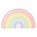 8 PIATTI ARCOBALENO PASTELLO