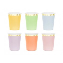 6 BICCHIERI COLORATI