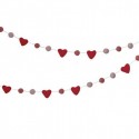 BANNER CUORI in feltro