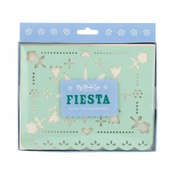 BANNER CON BANDIERINE INTAGLIATE TEMA MESSICO
