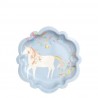 8 Piatti piccoli ''Meri Meri''con unicorno