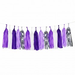 tassel garland lilla